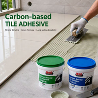 AJIELIAN Adhésif époxy de qualité supérieure pour dalles de carrelage, haute résistance à la traction, liaison ultra-forte, adhésif permanent pour grandes dalles