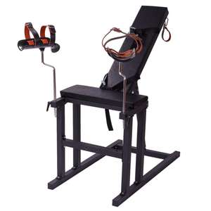 Sedia per Masturbazione Femminile GHZL con Capacità di 150kg, Manette, Collare e Attrezzatura per Bondage per Amore e Fantasia - Product Image 2