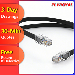 Câble LAN RJ45 UTP, câble Ethernet pour réseau, assemblage de câbles, câble <span class=keywords><strong>Cat6</strong></span> 23awg 1m/2m/3m - Product Image 1