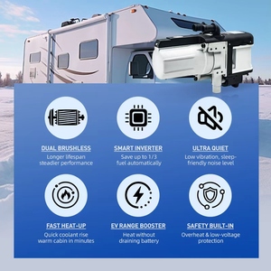 New 7kW 12V Xe Tải/xe/thuyền máy sưởi không khí điều khiển từ xa DIESEL Máy nước nóng đậu xe nóng với dầu nhiên liệu động cơ preheater - Product Image 5