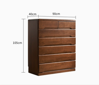 Armoire à tiroirs en bois massif écologique, armoire de rangement moderne pour salon et chambre à coucher, grande capacité, hôtel, 5+ tiroirs, compartiments