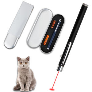 Outil multifonctionnel pour chat avec logo personnalisé, laser LED, piles AAA, infrarouge, tournevis hexagonal en métal, stylo sport 2 en 1 - Product Image 2