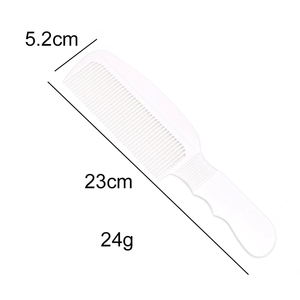 Fournitures de salon de coiffure peigne <span class=keywords><strong>en</strong></span> plastique antistatique Barbar style démêlant peigne coupe de cheveux <span class=keywords><strong>voyage</strong></span> peignes à cheveux pour hommes femmes - Product Image 4