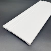 Plinthe en mousse PS en gros, moulure de sol en polystyrène haute densité, moulure murale étanche pour la décoration de bâtiments