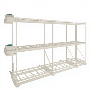 वाणिज्यिक उत्पादकों के लिए 2026 नया डिजाइन बड़े इनडोर मोबाइल वर्टिकल ग्रोथ रैक सिस्टम हाइड्रोपोनिक्स और माइक्रोग्रीन बढ़ती प्रणाली - Product Image 1