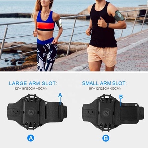 Fascia da <span class=keywords><strong>Braccio</strong></span> per Telefono Rotante a 180 Gradi con Portachiavi, Fascia da Corsa per iPhone - Product Image 5