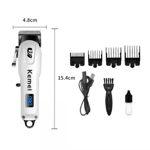 Tagliacapelli Professionale USB Senza Fili con Batteria agli Ioni di Litio per Taglio Capelli Uomo, Uso in Hotel e Camper, Manuale in Inglese, Acciaio Inossidabile - Product Image 5