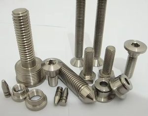 Perno de cabeza avellanada <span class=keywords><strong>serie</strong></span> M10 de titanio hecho a medida procesado con servicios de doblado de soldadura de corte - Product Image 2