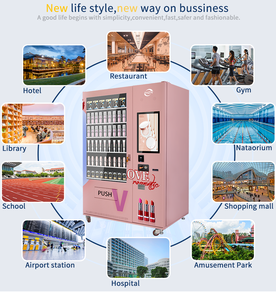 Phổ biến vẻ đẹp Nhà cung cấp máy màn hình cảm ứng tóc lông mi mỹ phẩm trang điểm chăm sóc da Máy bán hàng tự động với đẹp Sticker - Product Image 4