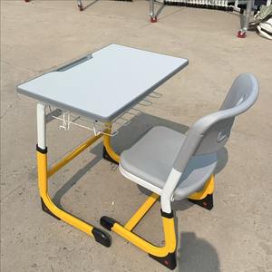 Set furnitur anak, tinggi dapat disesuaikan, meja dan kursi, harga murah, Set meja sekolah dan kursi - Product Image 3