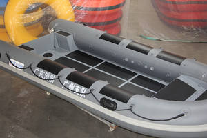 قارب إنقاذ منفوخ مُزود بأجزاء ألومنيوم من RIB موديل 420 470 مع محرك خارجي قابل للنفخ قارب RIB470 - Product Image 2