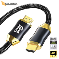Câble HDMI haute performance personnalisé 4k * 2k plaqué or 2160p 18Gbps 1m 2m 3m 5m 7.5m 10m 15m 20m 4k