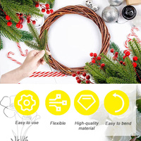 22 Gauge Silber Blumen draht DIY Weihnachts baum und Kränze 35m/30m für Abschluss Halloween Muttertag Oster dekorationen