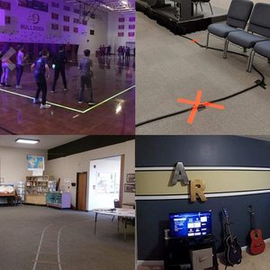 Bán buôn không thấm nước sàn Pro gaff băng, dễ dàng xé đa năng không phản chiếu Matte Đen gaffers băng cho nhiếp ảnh - Product Image 6