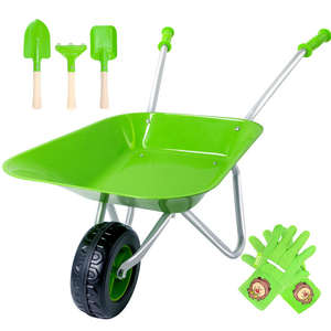 Set di Attrezzi da Giardinaggio per Bambini, Carriola in Ferro Leggera Fai-da-Te per Ragazze e Ragazzi - Product Image 3
