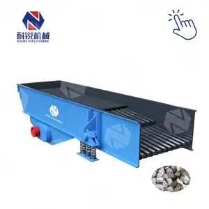 Aggregate Stone Small Sealing Linear Grizzly Screen Hopper Jaw Crusher Machine With Vibrating Feeder
