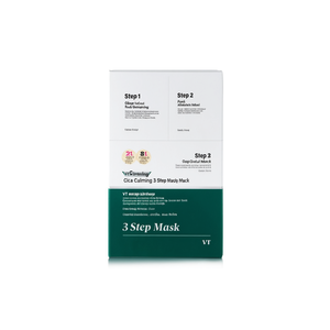 Masque en feuille apaisant VT Cica en 3 étapes, pour tous types de peaux, extrait de centella et de riz - Product Image 2