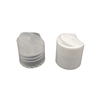 24mm 28mm Blanc PP Plastique Presse Bec Shampooing Bouteille Couvercle 28-410 Plastique Disque Top Presse Cap Fermeture pour Emballage Boîtes Emballage