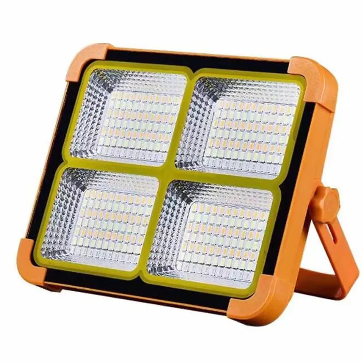 W/standı kanca manyetik sel ışıkları akülü ayarlanabilir acil İş güneş şarj edilebilir taşınabilir Led çalışma lambası