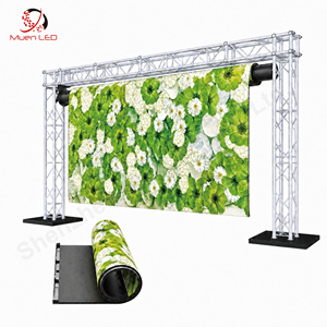 Pantalla LED Flexible y Enrollable JL1.56 para Video, Pantalla LED Enrollable para Publicidad en Interiores - Product Image 1