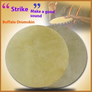 Kangjia กลองบัฟฟาโล่ผิว2ชิ้นกลองบองโกแอฟริกันขนาดเล็ก29/31/33/42ซม. - Product Image 1