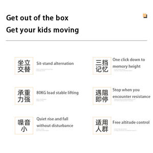 XTDNZ-06 Opvouwbare Houten Kantoormeubilair Computertafel Met Lift Schaduw Bureau In Hoogte Verstelbare Zit Stand Bureau - Product Image 4