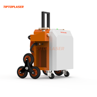 Machine de nettoyage au laser pulsé refroidie par air de 1000 W, machine portable de nettoyage au laser pour enlever la rouille et la peinture sur les surfaces métalliques