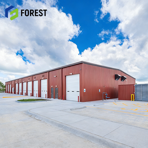 Système de bardage pour structure en acier d'un bâtiment de bureaux et d'entrepôt avec tôles d'acier ondulées, traitement anticorrosion, peinture colorée - Product Image 2