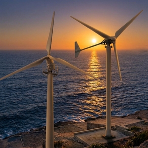 Generador Eólico Horizontal de Alta Eficiencia 220V 5Kw 10Kw 20Kw 20000w para Uso Doméstico Horizontal-20KW Wind Designs Horizontal - Product Image 1