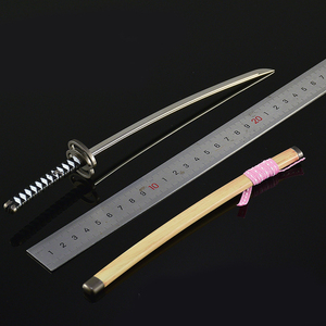 Mini Katana di Alta Qualità da 26cm di Ghosts <span class=keywords><strong>of</strong></span> <span class=keywords><strong>Tsushima</strong></span>, 'The Unbreakable Hope', Giocattolo per Bambini con Fodero, Portachiavi in Metallo - Product Image 5
