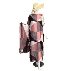 Áo choàng Kaftan mùa hè kiểu dáng giản dị, chất liệu xuất xứ từ nhà máy xuyên biên giới, dành cho người Hồi giáo, kiểu dáng dài, thích hợp cho lễ Eid, thời trang Trung Đông đang thịnh hành. - Product Image 5