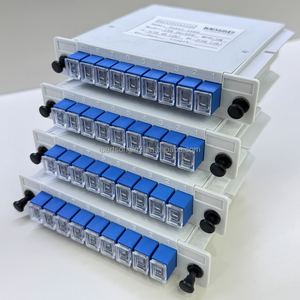 กล่องสายเคเบิลใยแก้วนำแสงแบบ Single-Mode G.657A1 ของโรงงานจีน 1x8 SC/UPC SC/APC กล่องแยกสัญญาณ PLC สำหรับโทรคมนาคม 1 เข้า 8 ออก - Product Image 3