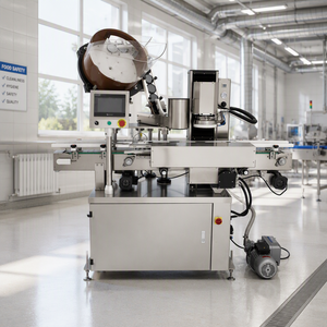 Capsuleuse industrielle pour bouteilles en verre, cadre en acier allié, couple de serrage réglable pour bocaux <span class=keywords><strong>à</strong></span> <span class=keywords><strong>café</strong></span> - Product Image 3