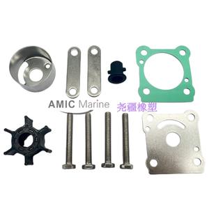 ชุดซ่อมใบพัดปั๊มน้ำยามาฮ่า 6 8 แรงม้า สำหรับปั๊มรุ่น 6N0-W0078-A0 6G1-W0078-A1 ผลิตจากเหล็กหล่อ ยาง และเหล็ก แบบปิด - Product Image 4