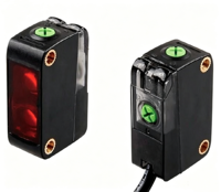 ELCO OS10S-S6 + OS10S-ECN6/AP Sensor Fotolistrik Refleksi Difus Pemasangan Permukaan Output NPN Tipe Persegi 10m Dapat Disesuaikan