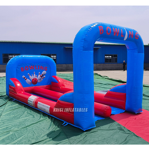 <span class=keywords><strong>Jeu</strong></span> de bowling gonflable mobile, défi de <span class=keywords><strong>jeu</strong></span> de quilles gonflable à double piste, quilles humaines, <span class=keywords><strong>jeu</strong></span> d'extérieur <span class=keywords><strong>avec</strong></span> ballons - Product Image 3