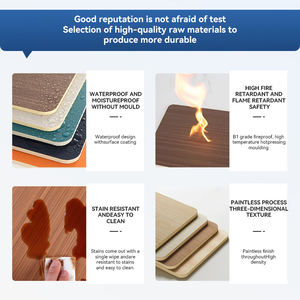 pour l'intérieur Marbre TPE Wpc Carbon Rock Wall Board For Interior Decoration Bamboo Charcoal Board Wall Wood Placage - Product Image 4