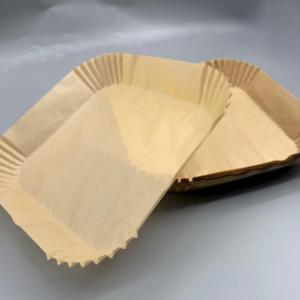 <b>Air</b> <b>Fryer</b> Paper <b>Liner</b> With Handle Square Food Grade <b>Silicone</b> Printable Oilproof Airfryer Disposable Baking <b>Liners</b> - Product Image 1