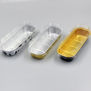 Boîte en aluminium et feuille d'aluminium pour friteuse à air chaud, pour griller le fromage au durian - Boîte rectangulaire pour four - Boîte en aluminium <span class=keywords><strong>alimentaire</strong></span> réutilisable - Product Image 3