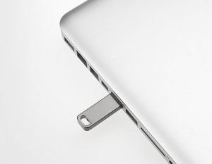 Usb Tiện Ích Điện Tử Siêu Mini USB Key Kim Loại Hình Chữ Nhật Ổ Đĩa Bút Pendrive Cle Bộ Nhớ USB Stick 16GB Ổ Đĩa <span class=keywords><strong>Flash</strong></span> Với Key Lỗ - Product Image 2