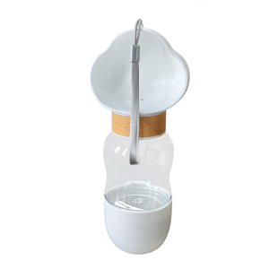 Evcil Hayvan Taşınabilir Su ve Mama Şişesi Kompakt Hafif Sızdırmaz 2'si 1 Arada Saklama Şişesi Açık Hava Evcil Hayvan Gezdirme Seyahati için - Product Image 2