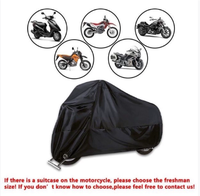 Housse de moto imperméable, anti-poussière et anti-UV toutes saisons - Housse de moto pour intérieur et extérieur, nouvelle housse de moto