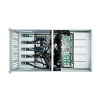 Professionnel 19 "5U 6U Rack Serveur Cas 10GPU ATX PCIe4.0 X16 4090 RTX EATX4 Bays 10*4090 Serveur Châssis En Plastique Stock