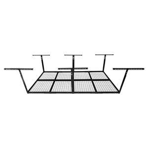 JH-Mech étagère de rangement <span class=keywords><strong>suspendue</strong></span> pour <span class=keywords><strong>garage</strong></span> étagère <span class=keywords><strong>suspendue</strong></span> sûre durable réglable à usage intensif étagère montée au <span class=keywords><strong>plafond</strong></span> en acier laminé à froid - Product Image 4