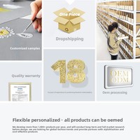 Bracelets de Mode en Acier Inoxydable Personnalisés Vente en Gros, Plaqué Or Inaltérable, Trèfle à Quatre Feuilles