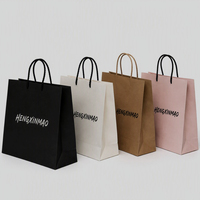 Sacs en papier personnalisés de luxe pour cadeaux, emballages de sacs en papier en gros avec votre propre logo pour les vêtements, les petites entreprises