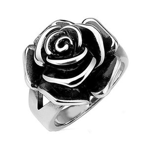 Anello Vintage a Forma di Rosa per Donne, Accessorio Minimalista alla Moda per Dito Indice, Regalo - Product Image 1