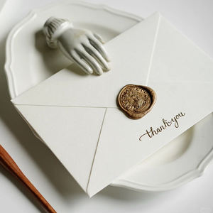 Amplop undangan bisnis kustom paket amplop khusus kelas atas kartu Terima kasih serta kartu ulang tahun dan undangan acara - Product Image 5