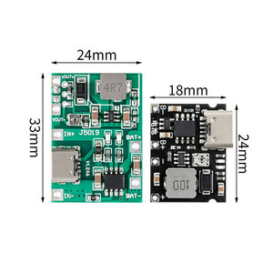 2 ชิ้น 3.7V ลิตร 9V 5V มัลติมิเตอร์ดัดแปลง 18650 แบตเตอรี่ลิเธียมชาร์จบูสต์ดิสชาร์จโมดูลปรับได้ในตัว 2A - Product Image 1