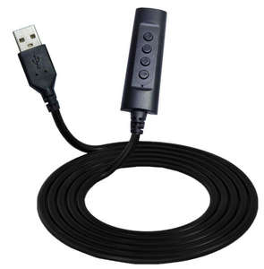 Cavo per scheda audio esterna da 3,5 mm a <span class=keywords><strong>USB</strong></span> con controllo del volume/microfoni/altoparlante - Product Image 4